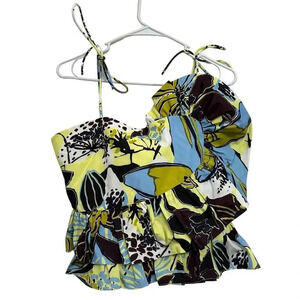 Tanya Taylor NWT’s Claudette Drapes floral tank. Size 10